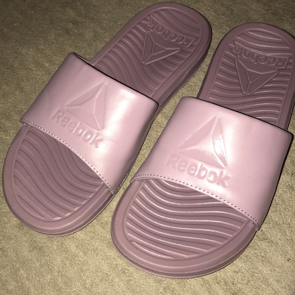 Purple Reebok Slides - Picture 2 of 3